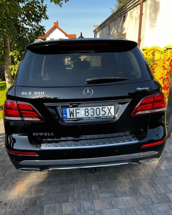 Mercedes-Benz GLE cena 165000 przebieg: 90883, rok produkcji 2018 z Warszawa małe 742